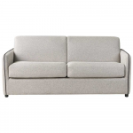 Beliani Dvivietė i&scaron;skleidžiama sofa ISHOJ &scaron;viesiai pilka