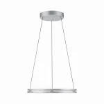 53W LED pakabinamas &scaron;viestuvas E-LOOP, aliuminio sp., 2700-5000K, dimeriuojamas, 70cm, reguliuojamo auk&scaron;čio