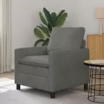 Sofa &Scaron;viesiai pilka 76 x 81 x 87,5 cm Audinys