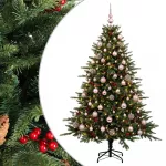Dirbtinė kalėdinė eglutė su rutuliuku 180 cm 300 LED