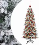 Dirbtinė kalėdinė eglutė su rutuliuku 120 cm 150 LED