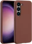 Accezz skysto silikono dėklas su MagSafe, skirtas Samsung Galaxy S23 &ndash; New Tea Brown