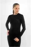 Moteri&scaron;ki apatiniai drabužiai VIKING Meriboo Lady Set Merino juoda M