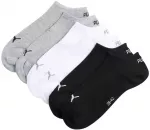 Kojinės Puma Sneaker Plain 3 pak szaro, balta, juoda 938624 17 (43-46)
