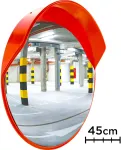 Rutulinis kelio veidrodis 45 cm, i&scaron;gaubtas eismo veidrodis, lauko eismo veidrodis, apsauginis kelio veidrodis, i&scaron;gaubtas kelio veidrodis, lauko kelio veidrodis
