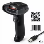 Qoltec Precyzyjny Skaner czytnik kod&oacute;w kreskowych 1D 2D | QR | EAN | USB