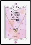 Noa Story Colgante corazon Mama acero dorado - Mama Lo Mejor de mi Vida Eres Tu