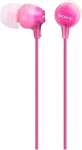 Ausinės Sony MDR Earphones EX15LP į ausis įki&scaron;amos su laidu 3.5 mm jack Rožinė
