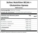 BCAA ir glutamino milteliai Scitec Nutrition BCAA + Glutamine Xpress 600 g