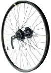 Priekinis 27,5" dviračio ratas 25 mm, juodas