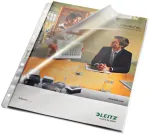 Leitz &bdquo;Premium Pocket&ldquo; A4, atidaroma i&scaron; vir&scaron;aus ir kairės, 30 % perdirbto plastiko i&scaron; vartotojo iki produkto, A4, skaidri, polipropilenas (PP), 230 mm, 305 mm, 20 g