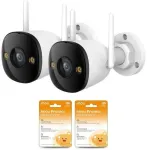 Rinkinys 2 IP kamerų Imou bullet 3 5MP su Imou Protect debesimis
