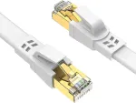 Ercielook Cat8 tinklo kabelis 1.5m (2 vnt.) 40gbps, paauksuoti Rj45