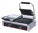 Prima Tech kontaktinis grilis, skrudintuvas, galingas 4400 W, rifliuotas, skirtas bandelėms, panini + dovana