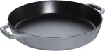 STAUB Ketaus keptuvė su dviem rankenomis, 34 cm, grafitas