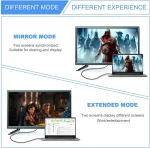 Micro Hdmi į Hdmi 2.1 prailginimo adapteris, palaiko 8k 60hz