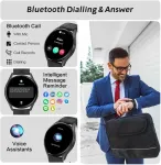 Bribejat i&scaron;manusis laikrodis vyrams ir moterims su telefono funkcija, 1.43 colio Amoled fitneso laikrodis vyrams su daugiau nei 100 sporto režimų, fitneso seklys su &scaron;irdies ritmo miego monitoriumi, Ip68 vandeniui atsparus laikrodis, skirtas Android Ios
