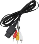 Emsea Av vaizdo kabelio pakeitimo kabelis, suderinamas su Nintendo 64 N64/gamecube/snes Av kabelio pakeitimo kabeliu