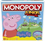Hasbro Monopoly Junior: Peppa Pig Edition, stalo žaidimas 2-4 žaidėjams, vaikams nuo 5 metų