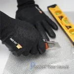 Dex Fit 5 lygio įpjovimams atsparios pir&scaron;tinės Cru553 Prime, 3d patogus tampri medžiaga, tvirtas sukibimas, patvarus putų nitrilas, i&scaron;manusis prisilietimas, galima skalbti skalbimo ma&scaron;inoje, plonos ir lengvos, juodos spalvos 7 (s) 1 pora