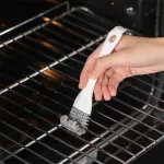 Anqia 3 &scaron;epetėlių ir grandiklių rinkinys griliui, virtuvės viryklei, kriauklei valyti, sunkiai pasiekiamiems kampams, su mažais &scaron;ereliais, juodas
