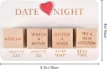 Romanti&scaron;kas kauliukų rinkinys poroms, pasimatymo vakaro kauliukai after dark edition, pasimatymo vakaro kauliukų rinkinys poroms, unikali dovana jubiliejams, gimtadieniams, valentino dienai, patvarūs mediniai kauliukai su daugybe