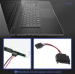 HP 2x Sata 15pin į 6pin Slimline adapterio kabelis kietiesiems diskams