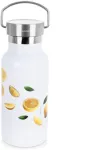 Butelio formos termosas 400 ml, baltas su citrusų motyvu, 7,5 &times; 7,5 &times; 17,5 cm