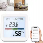 Zigbee temperatūros ir drėgmės jutiklis termometras Lcd ekranas Tuya Smart