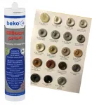 Beko silikonas pro4 310ml rudas bukas tamsus ąžuolas neutralus sanitarinis