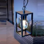 Cgc Lighting modernus aliuminio lauko sieninis &scaron;viestuvas sodui, verandai, važiuojamajai daliai, terasai, atspari oro sąlygoms lempa (pakabinamas)
