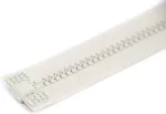 Nts N&auml;htechnik plastikinė užtrauktukas, 5 mm kabė, sulankstomas, 65 cm, smėlio spalvos