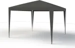 Siena Garden stogo danga sulankstomai pavėsinei Starter, 3 x 3 m, pagaminta i&scaron; 160 g/m&sup2; poliesterio, padengta Pu danga, &scaron;viesiai pilka