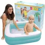 Intex Baseinas vaikams Pripučiamas du&scaron;o padėklas vaikams Mink&scaron;tas dugnas Saugus