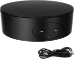 Vayotoy Elektrinis sukamasis stalas, 13 cm, 5kg, automatinė besisukanti platforma, 360&deg; besisukantis stovas, elektrinis sukamasis stalas su reguliuojamu greičiu, nuotolinio valdymo pultas ekspozicijai, fotografijai