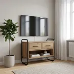 TV staliukas Televizoriaus spintelė 60 x 30 x 50 cm Artisano ąžuolo