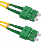QOLTEC 54365 Qoltec Optinis Patchcord SC/APC-SC/APC | Vienmodis | 9/125 | G652D | Dviauk&scaron;tis 1,5m