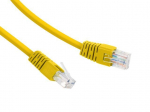 GEMBIRD PP12-1M/Y Gembird patchcord RJ45, cat.5e, UTP, 1m, geltona