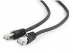 GEMBIRD PP6A-LSZHCU-BK-3M Gembird patchcord RJ45, kat. 6A, SFTP, LSZH, 3m, juoda