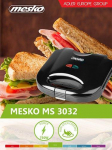 Sumu&scaron;tinių keptuvas Adler Mesko sumu&scaron;tinių keptuvė MS 3032 Juodas, 750 W, lėk&scaron;čių skaičius 1, sumu&scaron;tinių skaičius 2 sumu&scaron;tiniai / 4 trikampiai sumu&scaron;tiniai