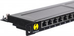 NETRACK 104-12 patch panel 19inch 24-jungtys kat. 5e FTP 0 5U su lentyna