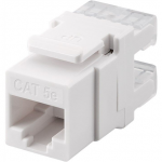 Goobay Gogobay 95738 Keystone modulis RJ45 CAT 5e, UTP, 100 MHz, baltas