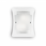 Sieninis &scaron;viestuvas Ideal Lux Wall lamp with 2 lights TRIPLO, E27, baltas