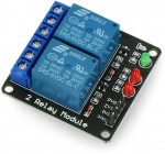 Oem Relės modulis 2 kanalai - 10A/250VAC kontaktai - 5V ritė