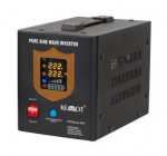 KEMOT PROsinus-800 nepertraukiamo maitinimo &scaron;altinis su gryna sinusine banga ir įkrovimo funkcija 12V 230V 800VA/500W - juoda