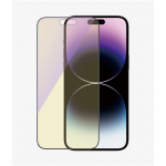PanzerGlass Ekrano apsauga Apple iPhone 14 Pro Max Glass Juodas Anti-mėlynas Light Ultra-Wide Fit; Atsparus įbrėžimams; Atsparus smūgiams; Lengvas montavimas; Anti-mėlynas &scaron;viesa; Akių apsauga; Deimantų stiprumas; Antibakterinis; Atsparus pir&scaron;tų atsp ...