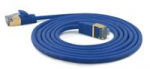 Wantec Patchkabel SSTP CAT7 Ste. CAT6a d=4mm 10,00m blau