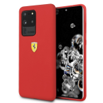 Samsung Galaxy S20 Ultra Ferrari dėklas silikoninis (FESSIHCS69RE) raudonos spalvos