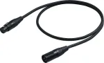 PROEL mikrofono laidas, 0,5m, juodas