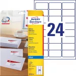 Avery Zweckform A4 AVERIOS 63,5 X 33,9 MM BALTĖ (24)